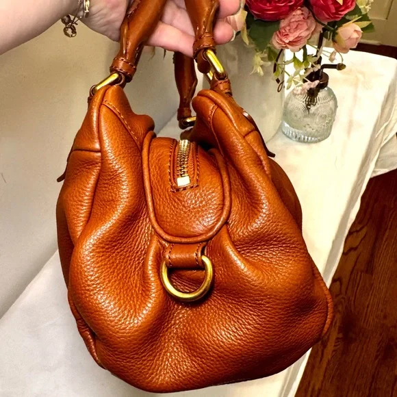 🐻Marc Jacobs Brown Leather Hobo Top Handle Bag🐻 - Picture 7 of 15